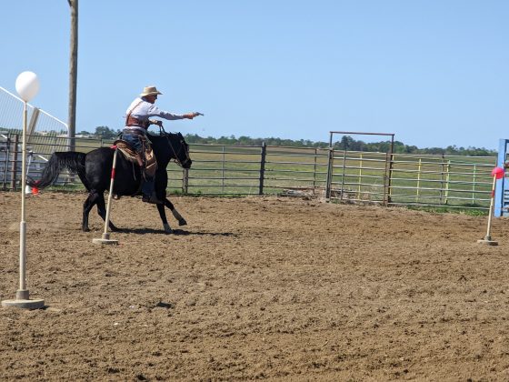 Cowboy Mounted Shooting at FAWE 2022.