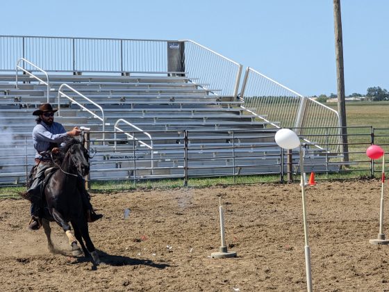 Cowboy Mounted Shooting at FAWE 2022.