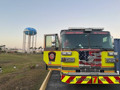 HCFES Mondon Hill fire truck deployed to Bay County