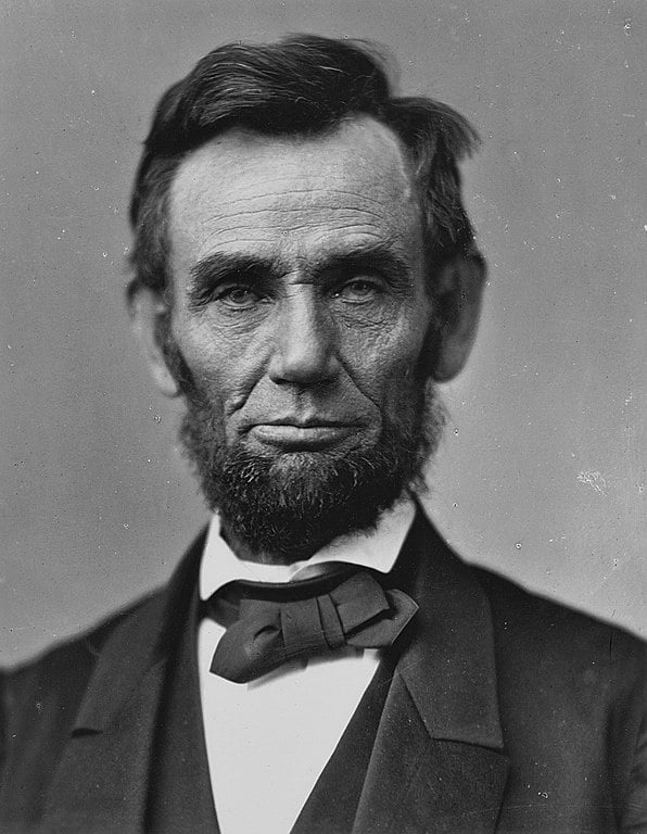 Abraham Lincoln in 1863 by Alexander Gardner