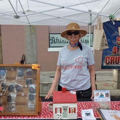 Mary Westover, volunteer with the Humane Society of the Nature Coast