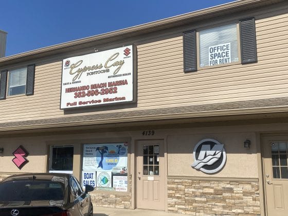 Ship store and bait and tackle at Hernando Beach Marina