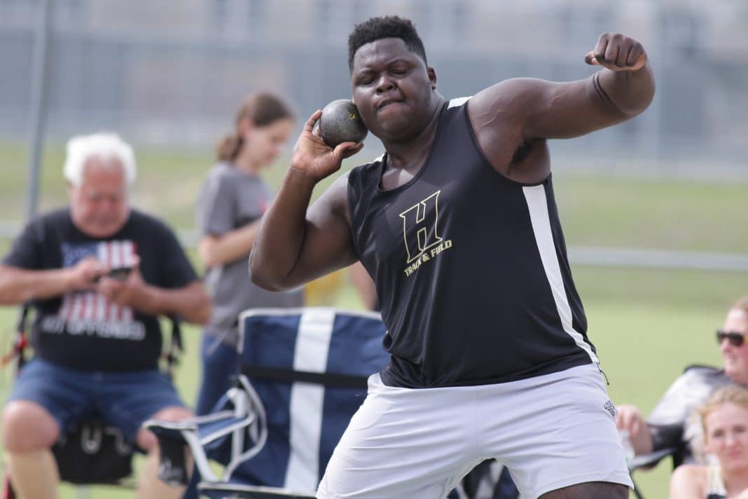 Track and field athletes compete in the Gulf Coast 8 Conference Championship held on April 14, 2022 at Weeki Wachee High School. Photography by Alice Mary Herden