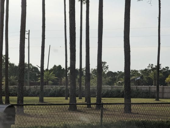 A view from Spring Lake Highway, just south of the Henry's.