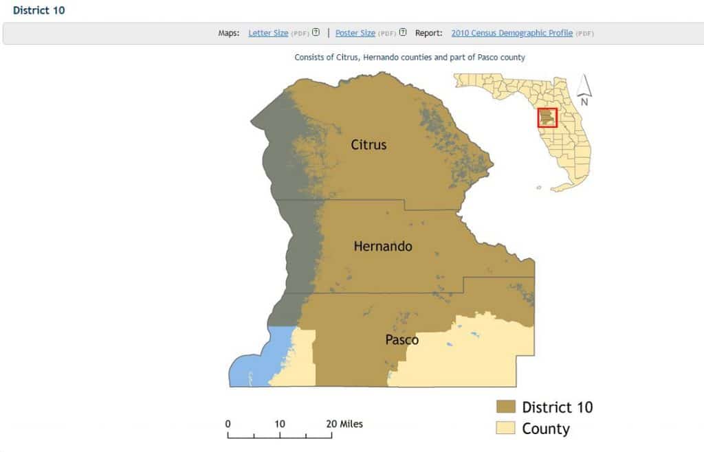 Current FL Senate District 10