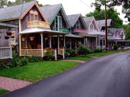 Cottages, Martha's Vineyard, Massachusetts, USA