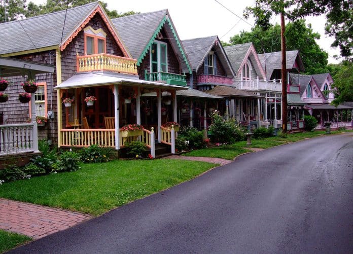 Cottages, Martha's Vineyard, Massachusetts, USA