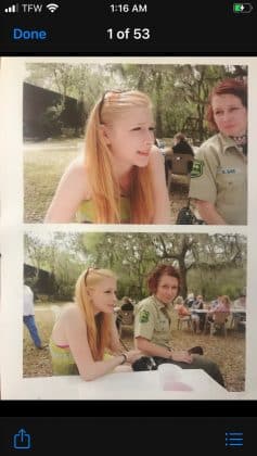 Constance Harris, left , and Mitzi Babb, right. Photo courtesy of Russell Groover.