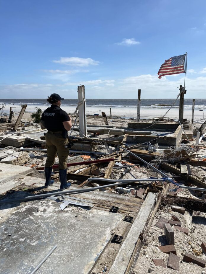 Fort Myers Beach. Photo via Lee County Sheriff's Office/ Facebook