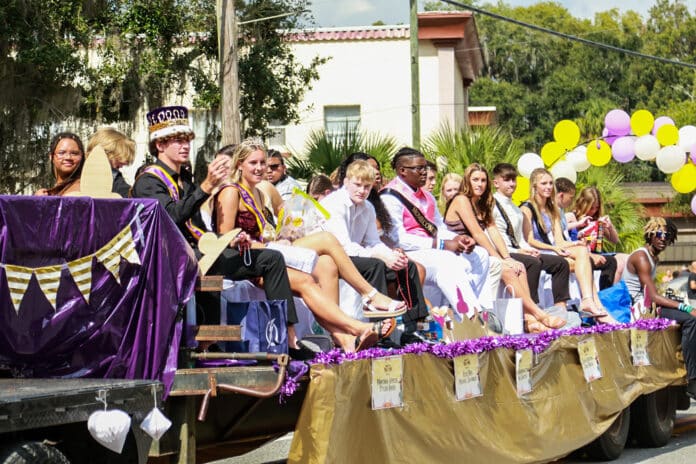 On Friday October 28, 2022, Hernando High School Homecoming Parade. Homecoming Float