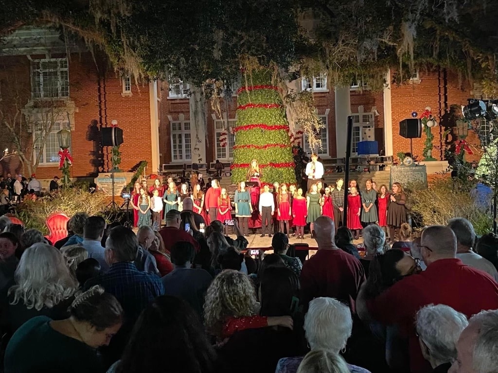 Community partners produce another stunning Christmas tree lighting