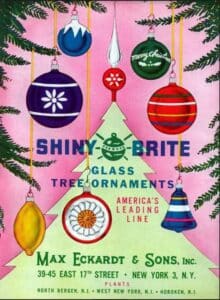 Shiny Brite ornaments were first introduced in the late 1930s and decorated many Christmas trees of the 1950s and 1960s. Photo by Judy Warnock