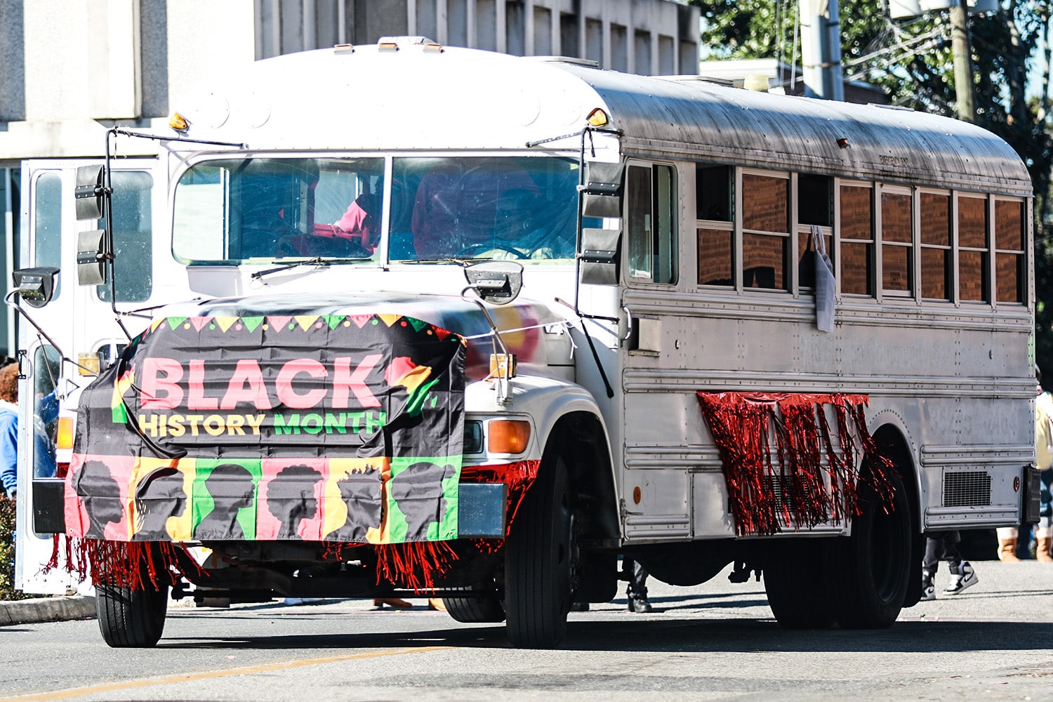 Black History Month Bus. Photo by Cheryl Clanton