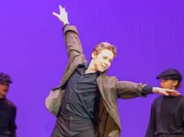 Ezekiel (Zeke) Richards has been a member of Live Oak Theatre and since the age of eight, performing in dozens of shows. He recently distinguished himself as the featured male dancer (Albert) in the critically acclaimed production of ‘NEWSIES.' Photo courtesy of Live Oak.