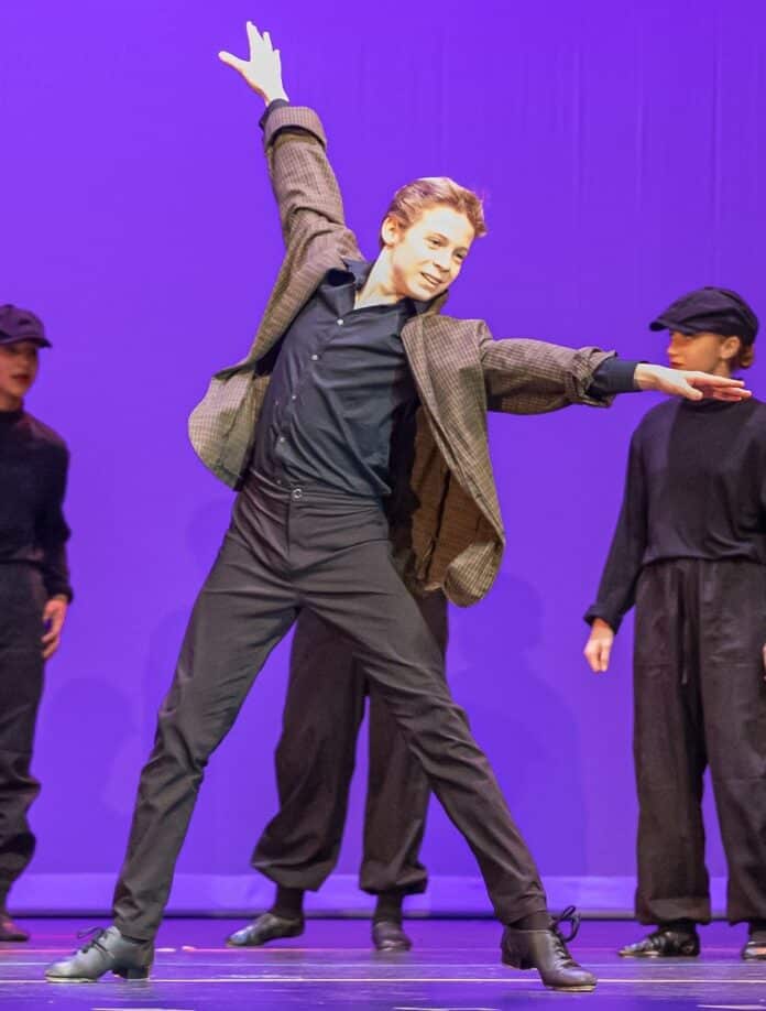 Ezekiel (Zeke) Richards has been a member of Live Oak Theatre and since the age of eight, performing in dozens of shows. He recently distinguished himself as the featured male dancer (Albert) in the critically acclaimed production of ‘NEWSIES.' Photo courtesy of Live Oak.