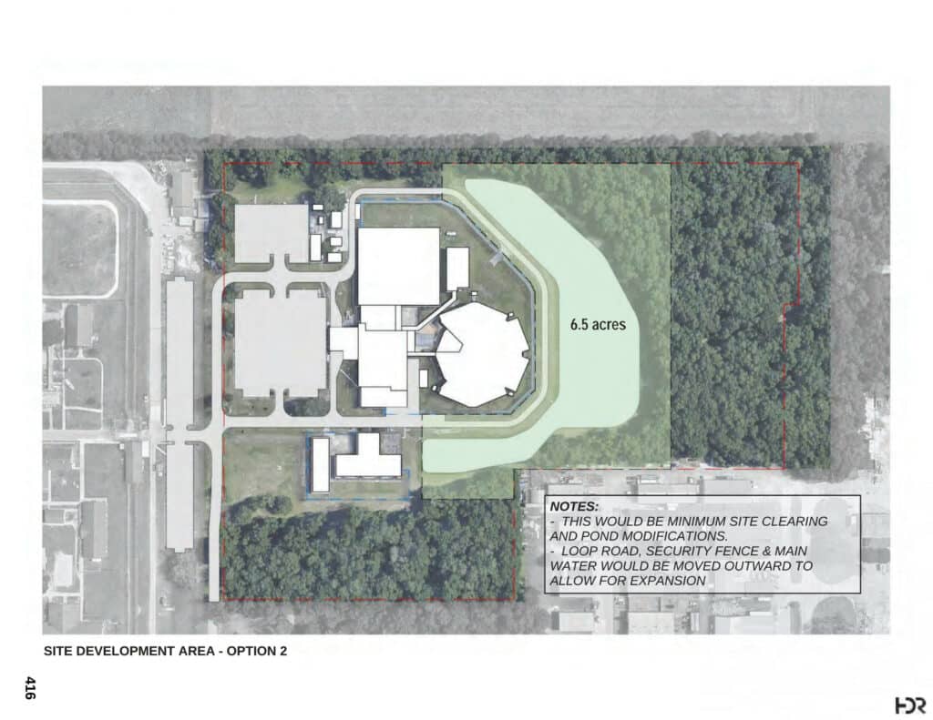 Expansion area option 2, 6.5 acres- HDR Inc.