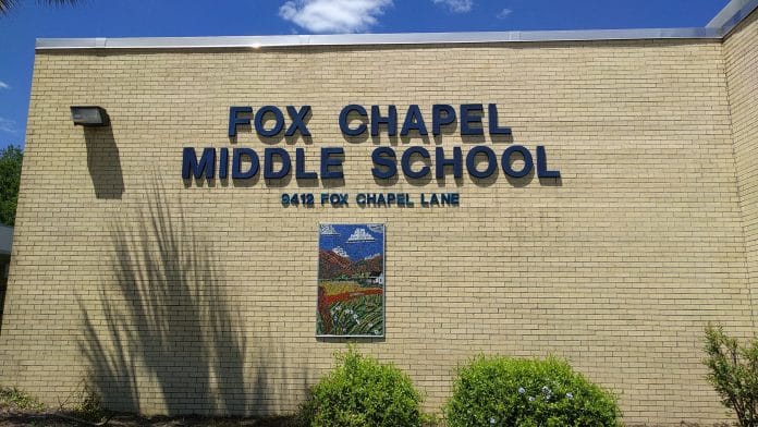 Fox Chapel Middle School. Photo by Rocco Maglio