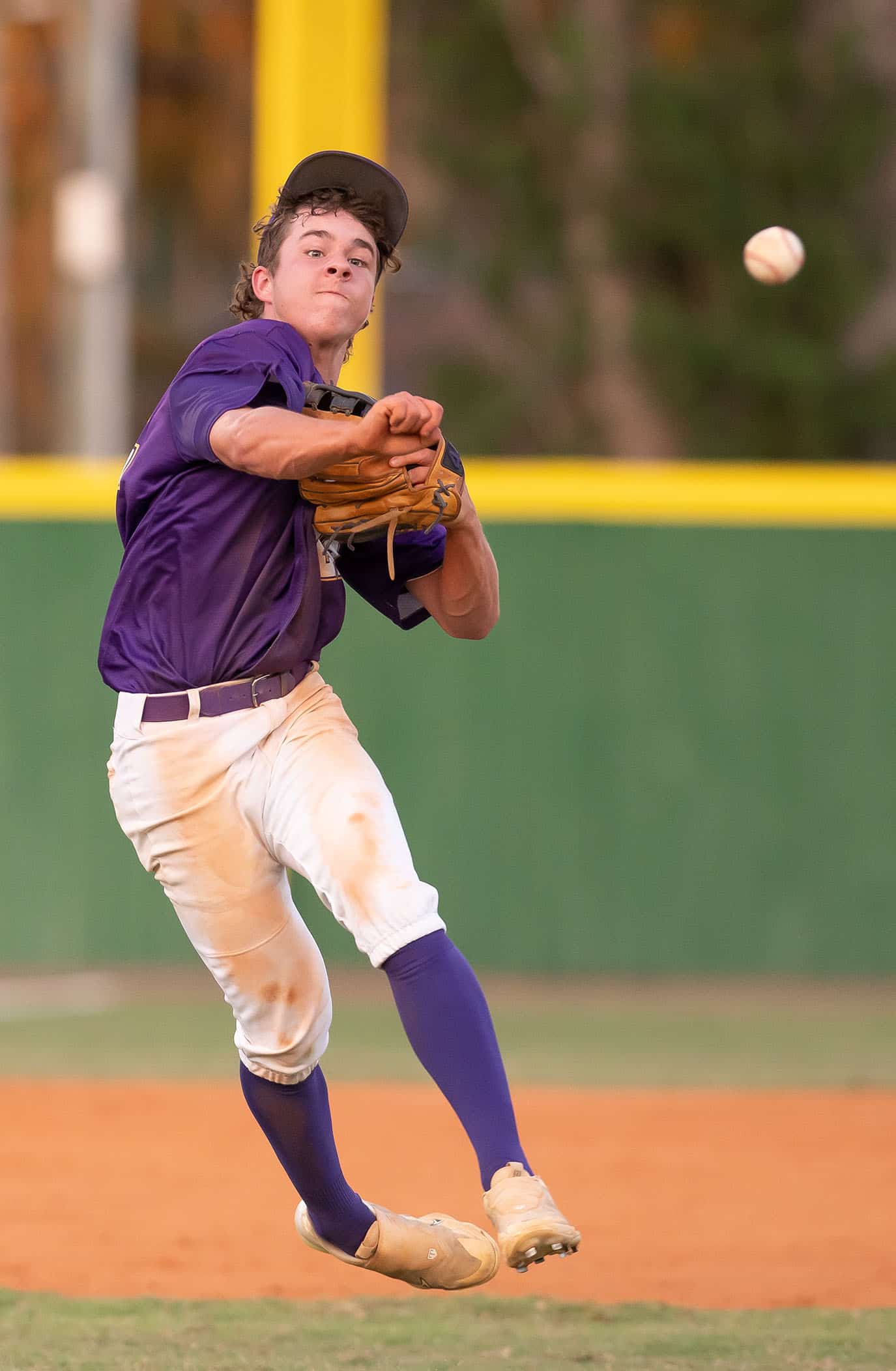 Hernando High shortstop Drew Vanalstine came up with a gem of a play to retire a Satellite runner on what looked like a potential infield hit Tuesday in Brooksville. Photo by JOE DiCRISTOFALO