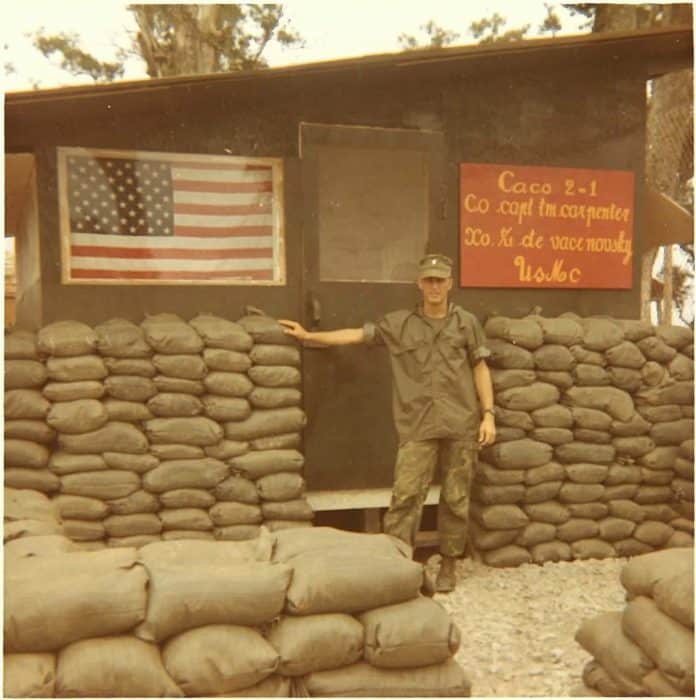 Dennis Vacenovsky while stationed in Vietnam. Photo courtesy of Linda Lovelady.