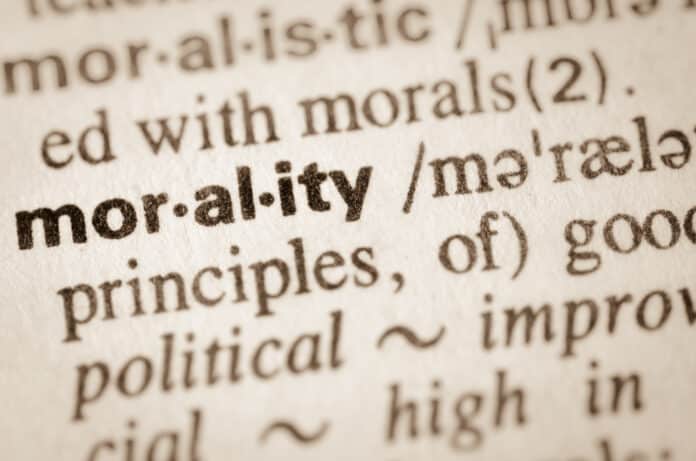 Dictionary definition of word morality By aga7ta