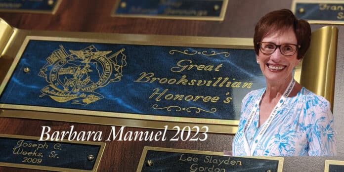 Barbara Manuel is the 2023 Great Brooksvillian