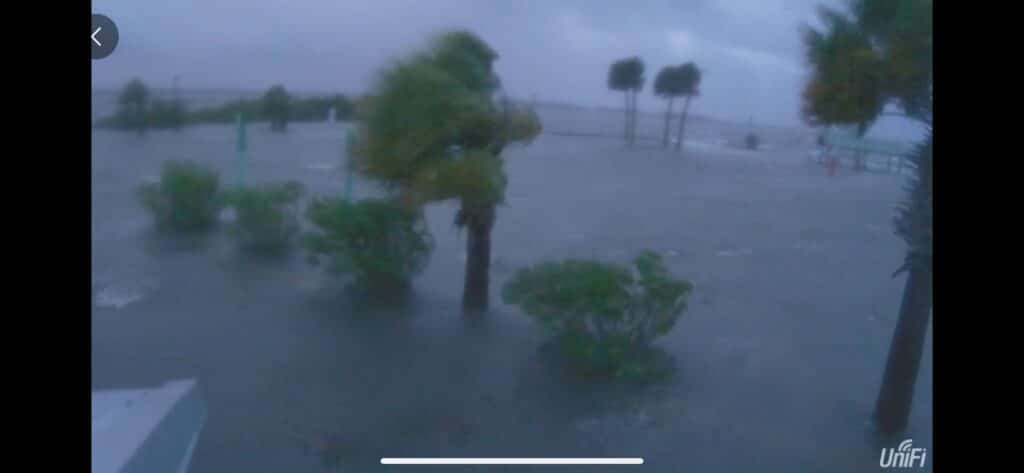Pine Island security cam footage of Idalia flooding. Hernando County Government