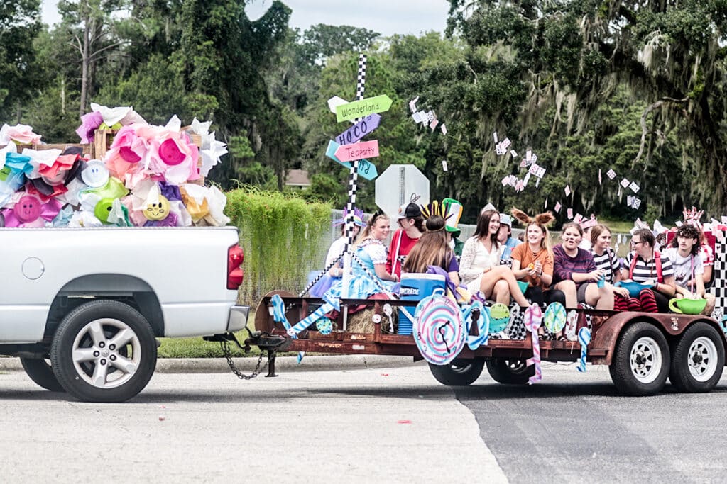 Hernando High Homecoming Parade 2023. [Credit: Cheryl Clanton]