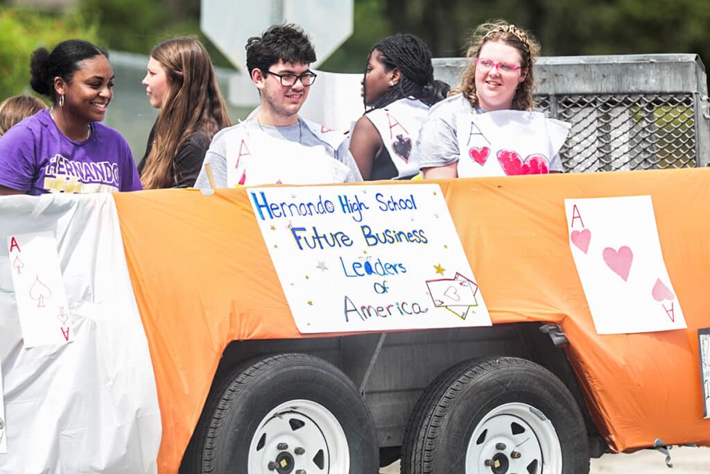 Hernando High Homecoming Parade 2023. [Credit: Cheryl Clanton]