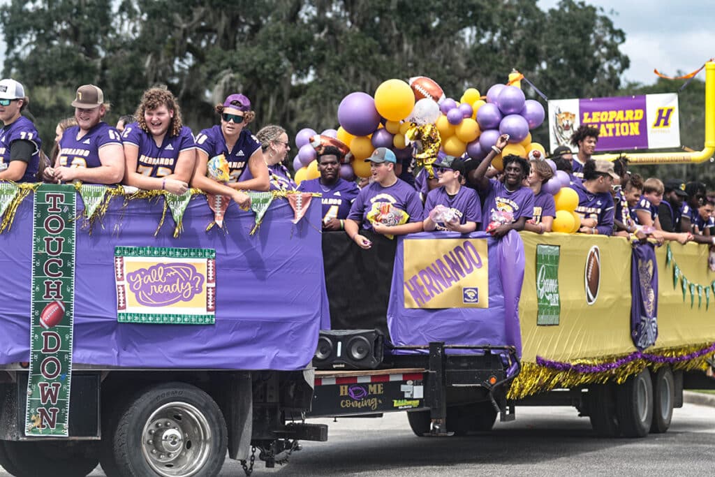 Hernando High Homecoming Parade 2023. [Credit: Cheryl Clanton]