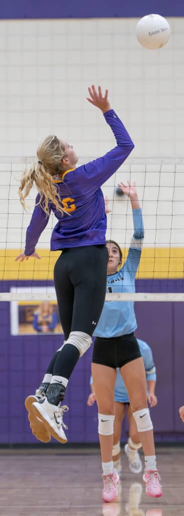 Hernando High’s ,6, Kayla Ward prepares to hit against Nature Coast Tuesday night in Brooksville. Photo by Joe DiCristofalo