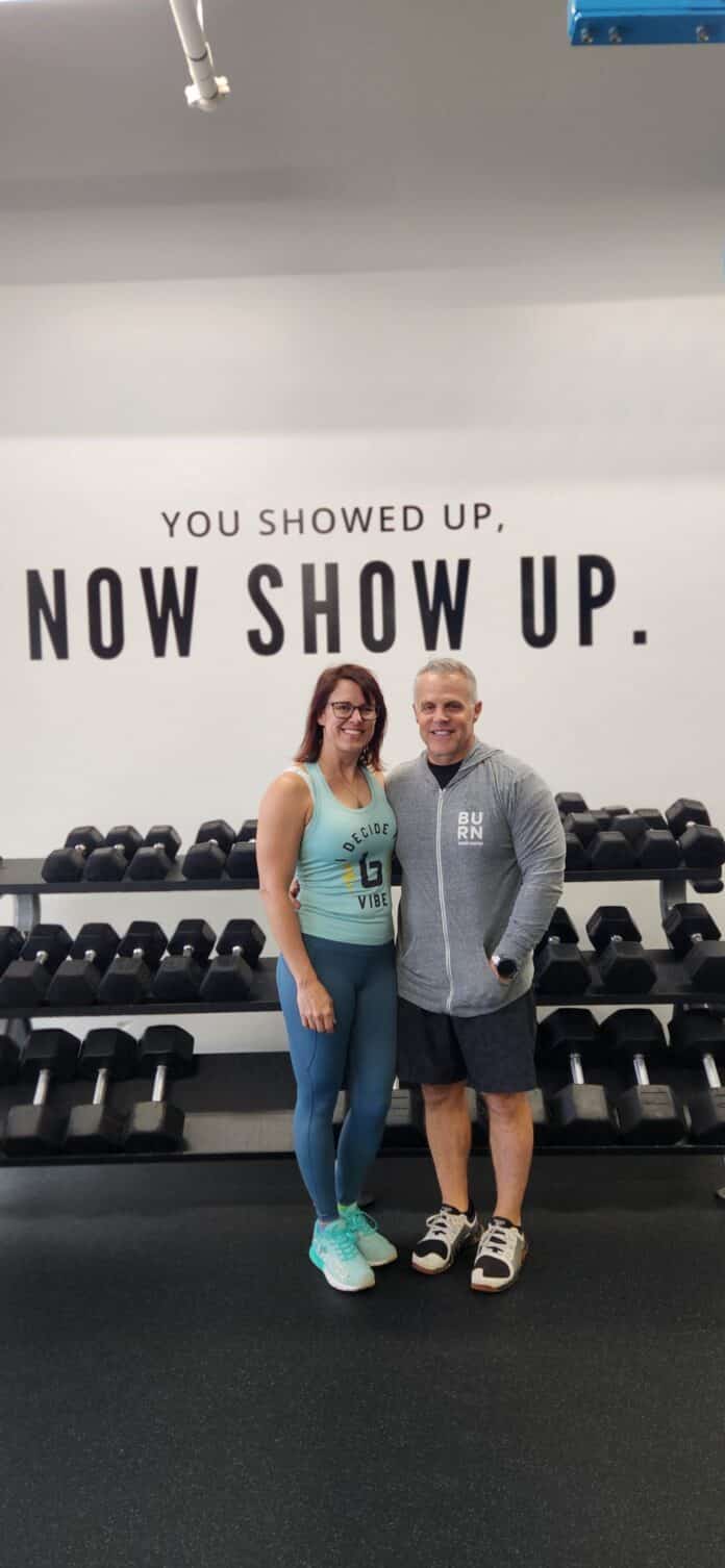 Amy and Scott Passarella, owners of Burn Boot Camp in Spring Hill. [Credit: Autumn Daly]