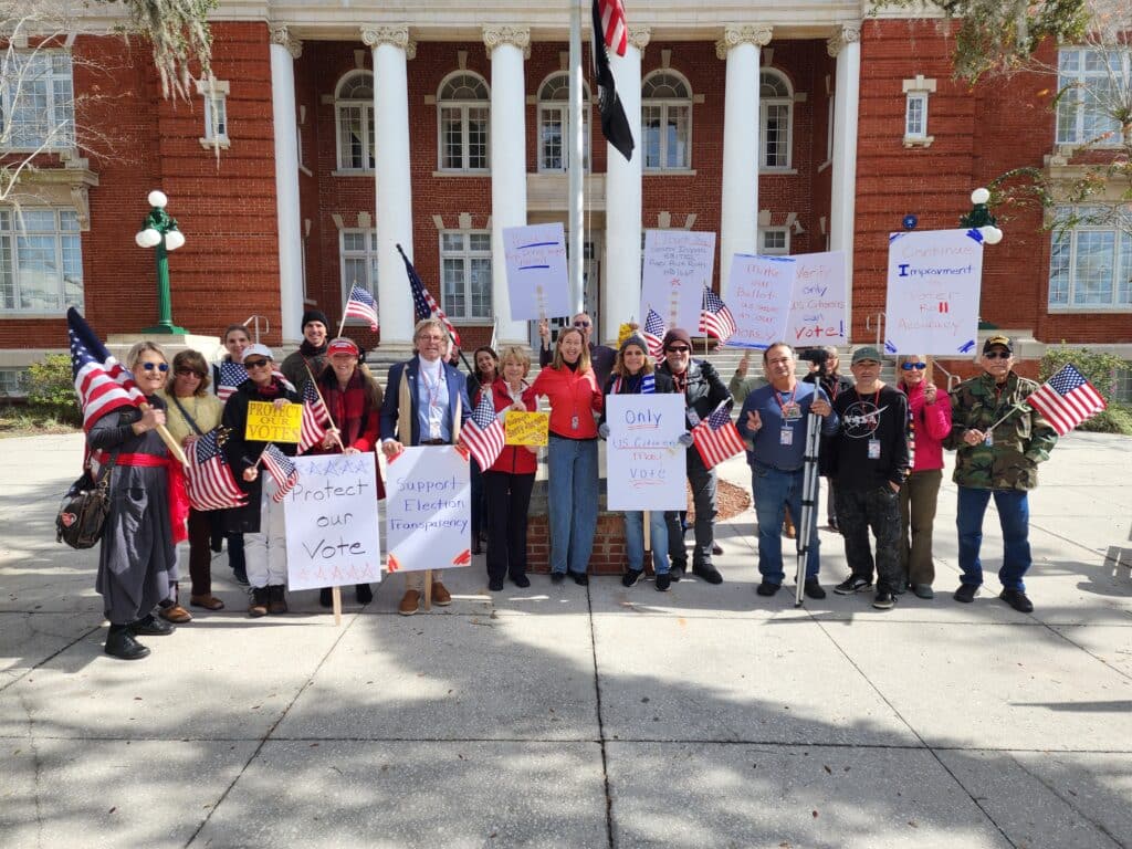 Election Rally Attendees, Jan. 17, 2024.