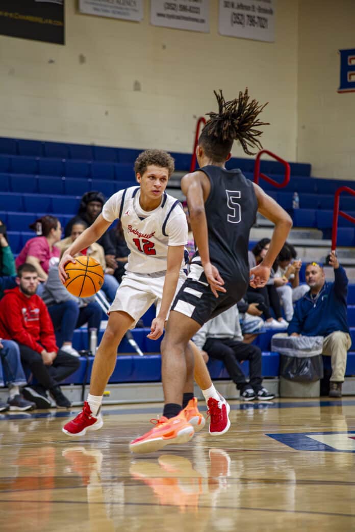 Springstead's Austin Nicholson dribbling the ball. Photo by Hanna Maglio.