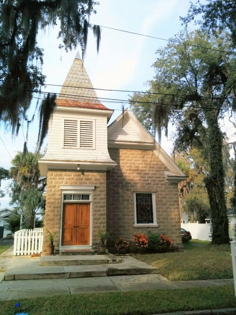 Residential property in Brooksville that was once a church.