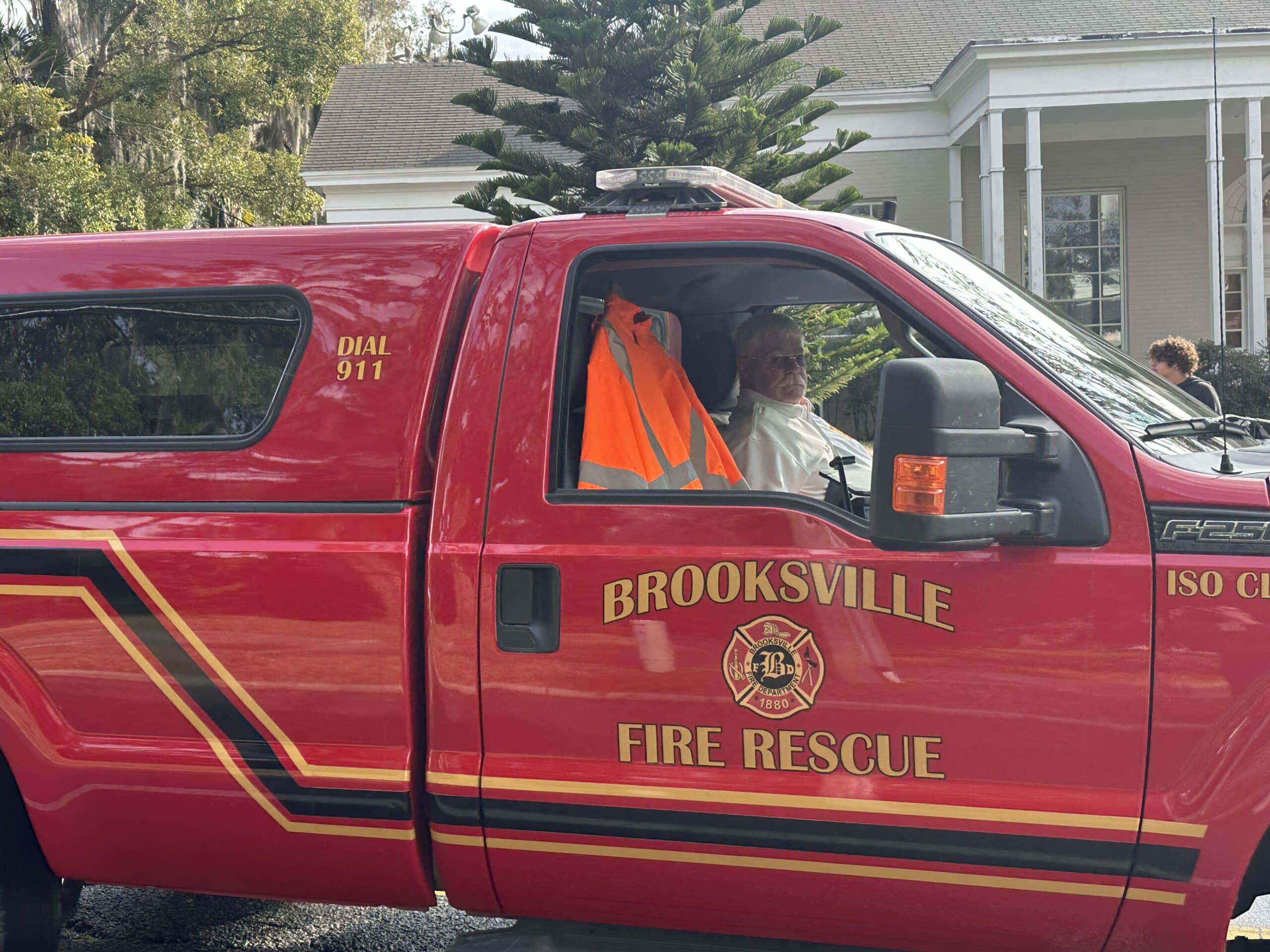Brooksville Fire Rescue Dr. Martin Luther King Jr. Day Parade. [Photo by Summer Hampton]