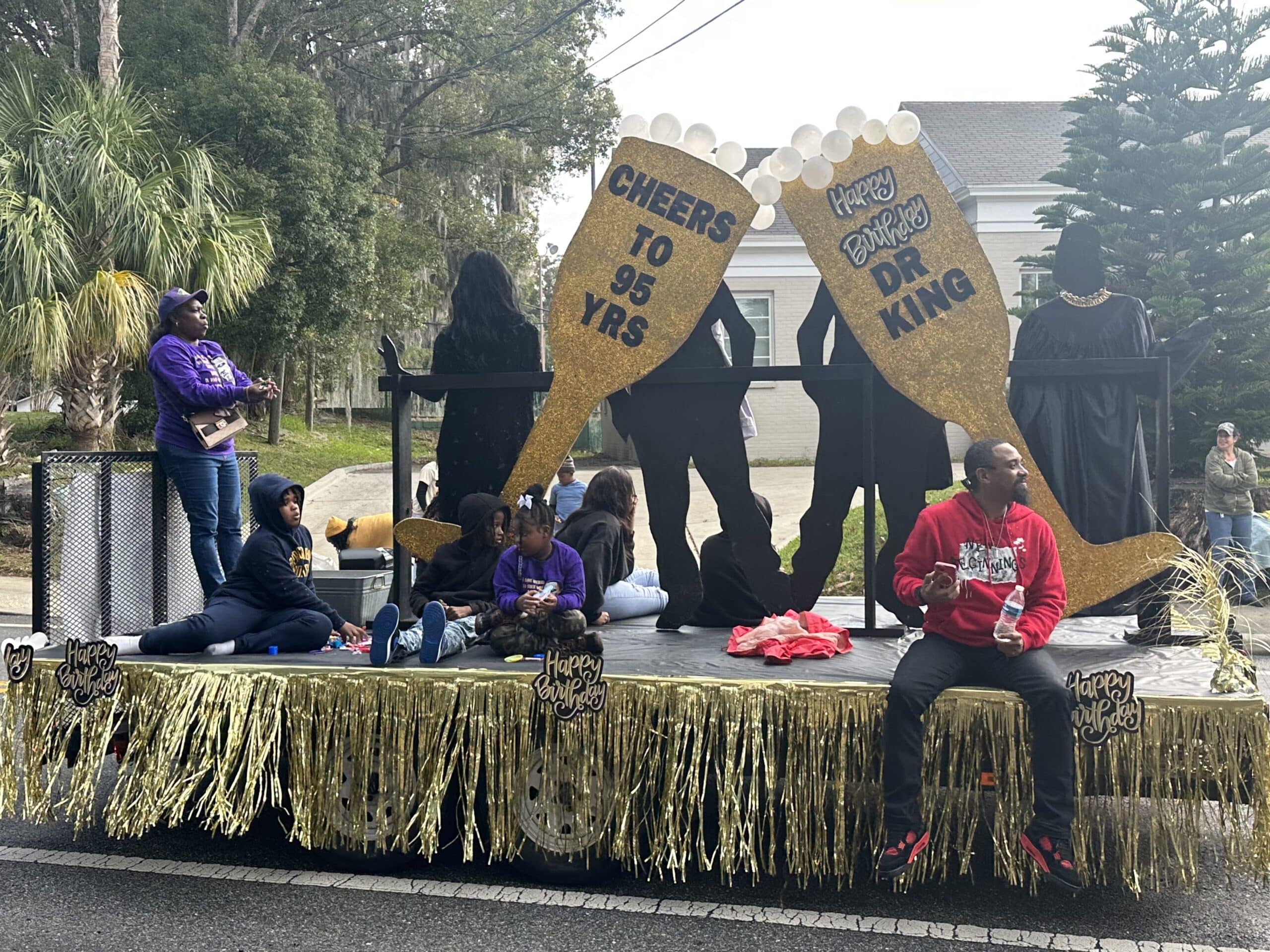 Frederick Kelly Elks Lodge #1270 at the Dr. Martin Luther King Jr. Day Parade. [Photo by Summer Hampton]