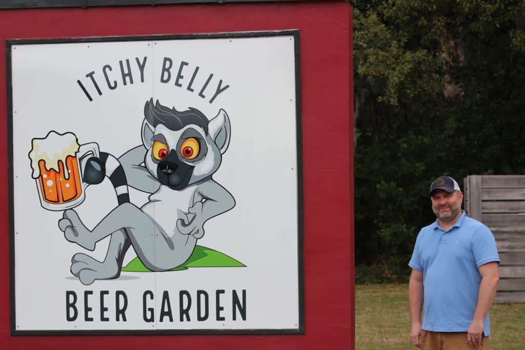 Co-owner of the Itchy Belly Beer Garden, Anthony Palmisano. [Credit: Austyn Szempruch]