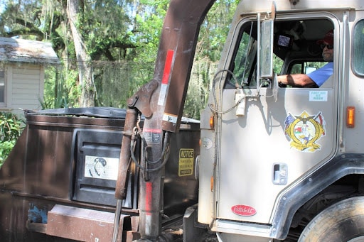 Mr. Johnson on duty for the city of Brooksville. [Credit: City of Brooksville]