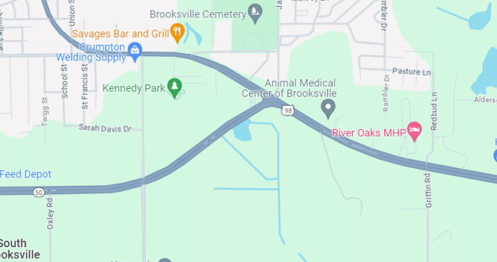 Arrow indicates property location. Credit: Google Maps