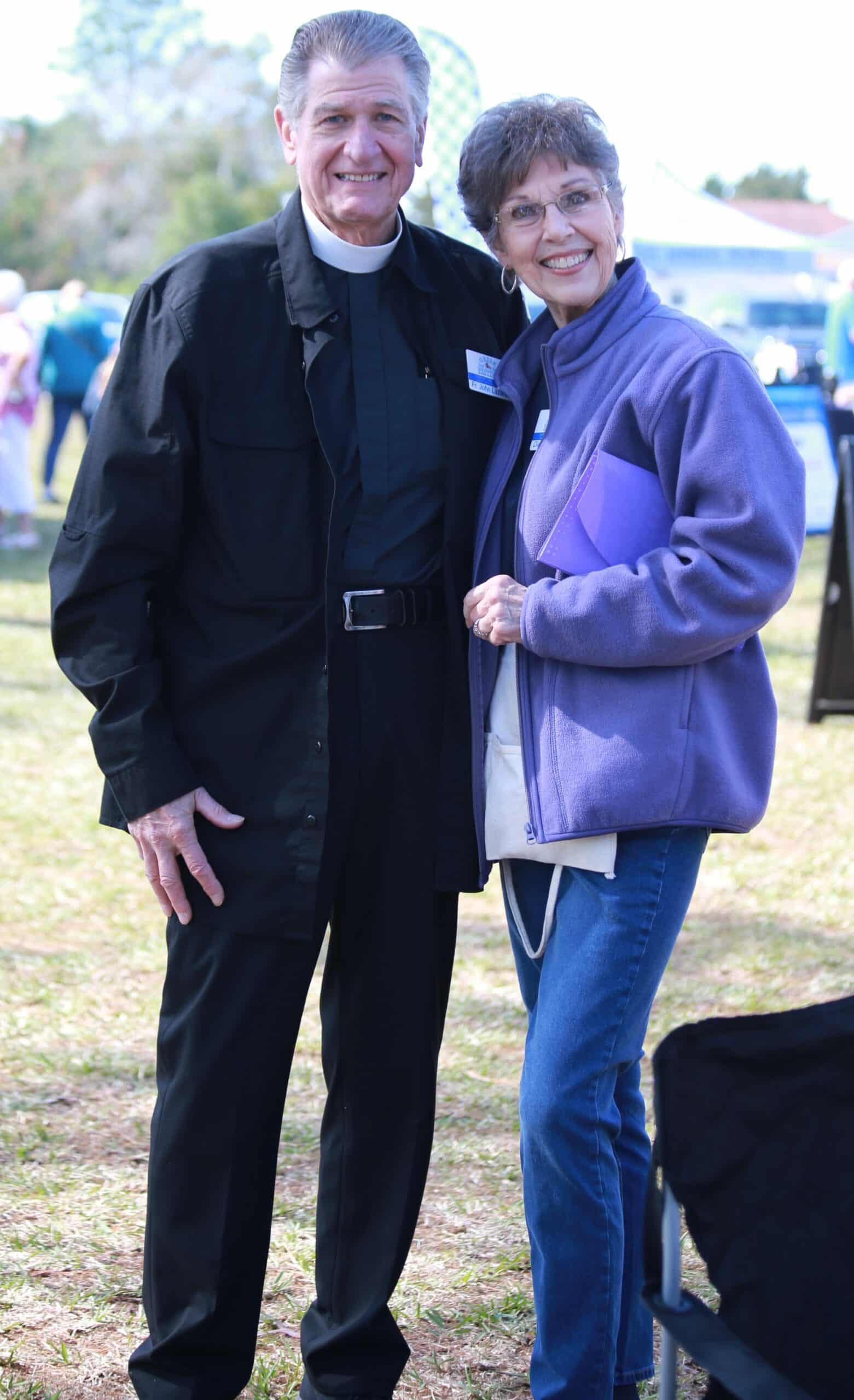 Reverend Father John and Presbytera Diana Lazarek. [Photo courtesy of Christ the Savior Greek Orthodox Church]