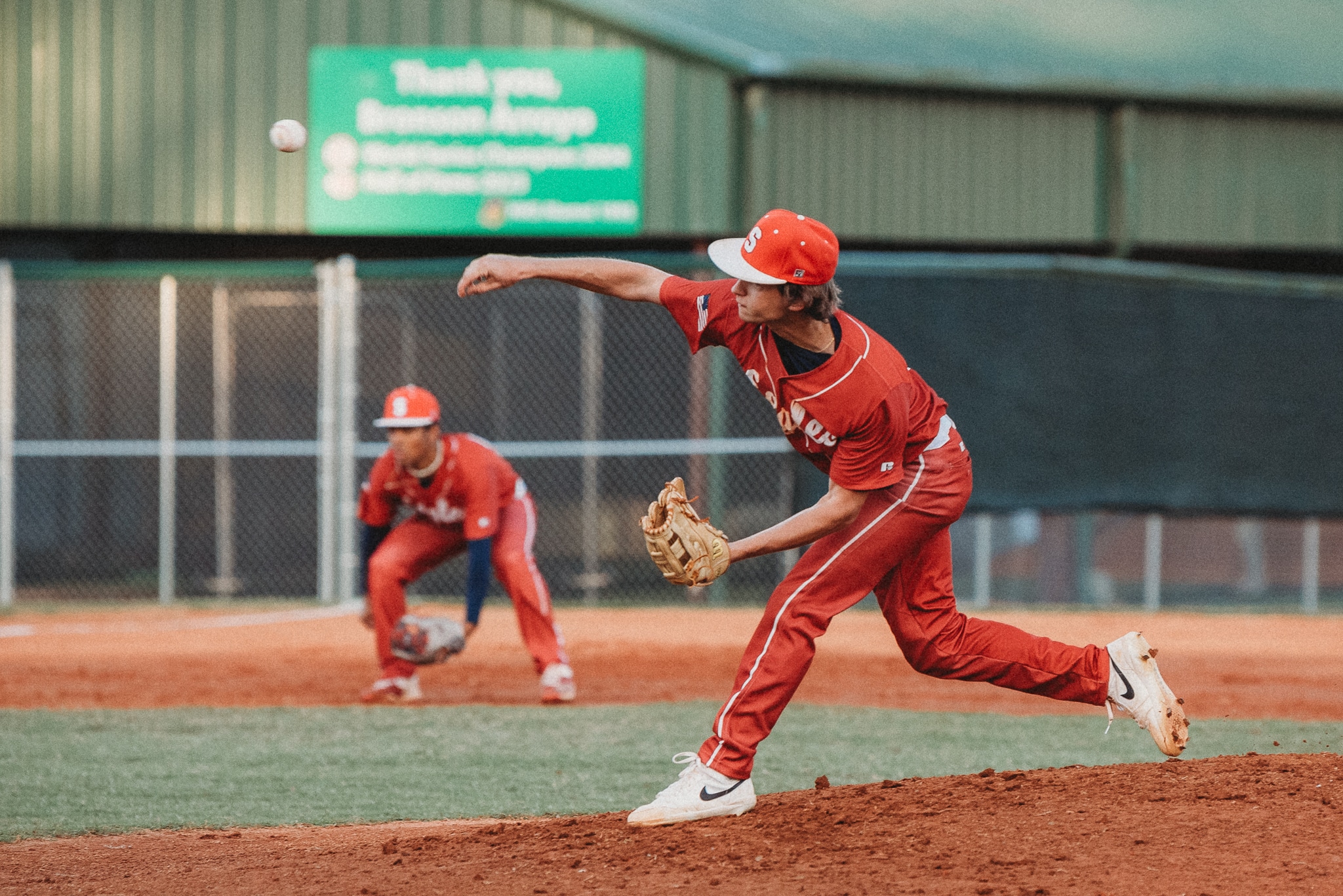 Brendan Anderson (Sr) of Springstead pitching. [Photo by Cynthia Leota]