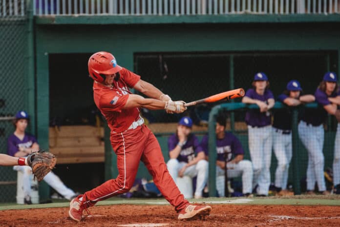 Springstead's Nathan Marsh at bat. [Photo by Cynthia Leota]