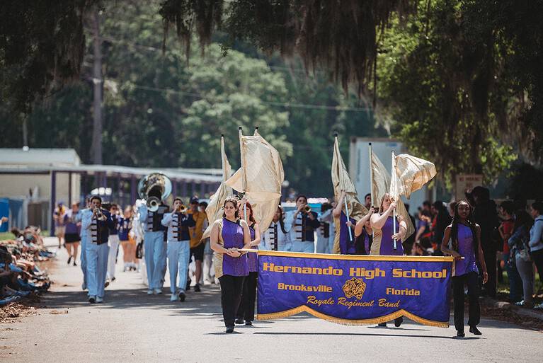 Hernando High Holds Celebration Honoring Wrestlers