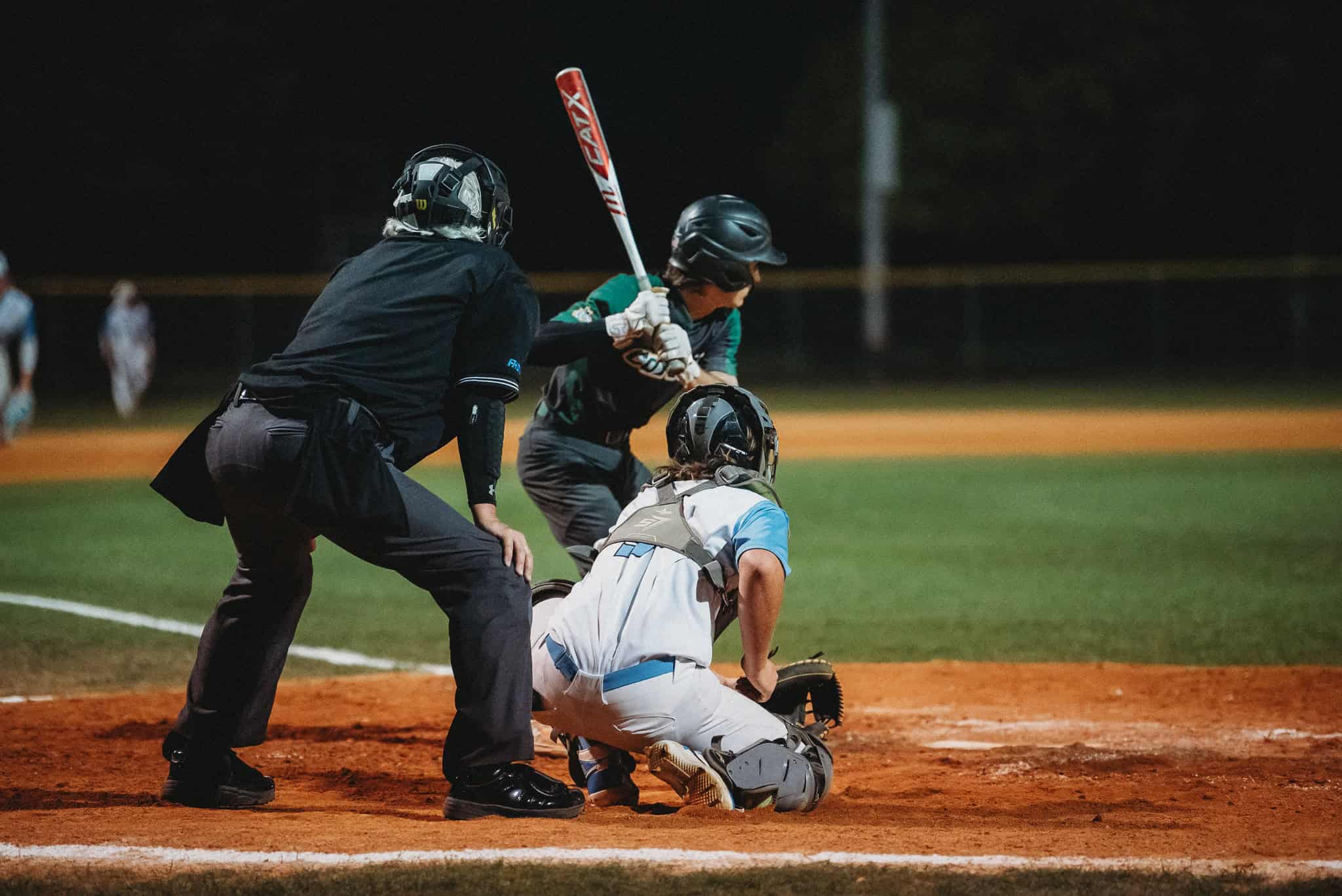 Cypress Creek player at bat. [Photo by Cynthia Leota]