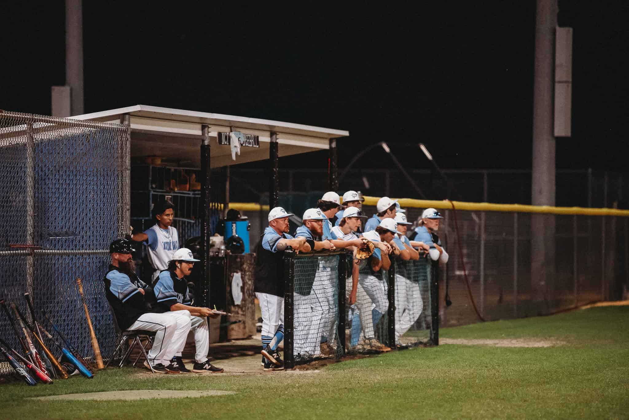 Nature Coast Shark's dugout. [Photo by Cynthia Leota]