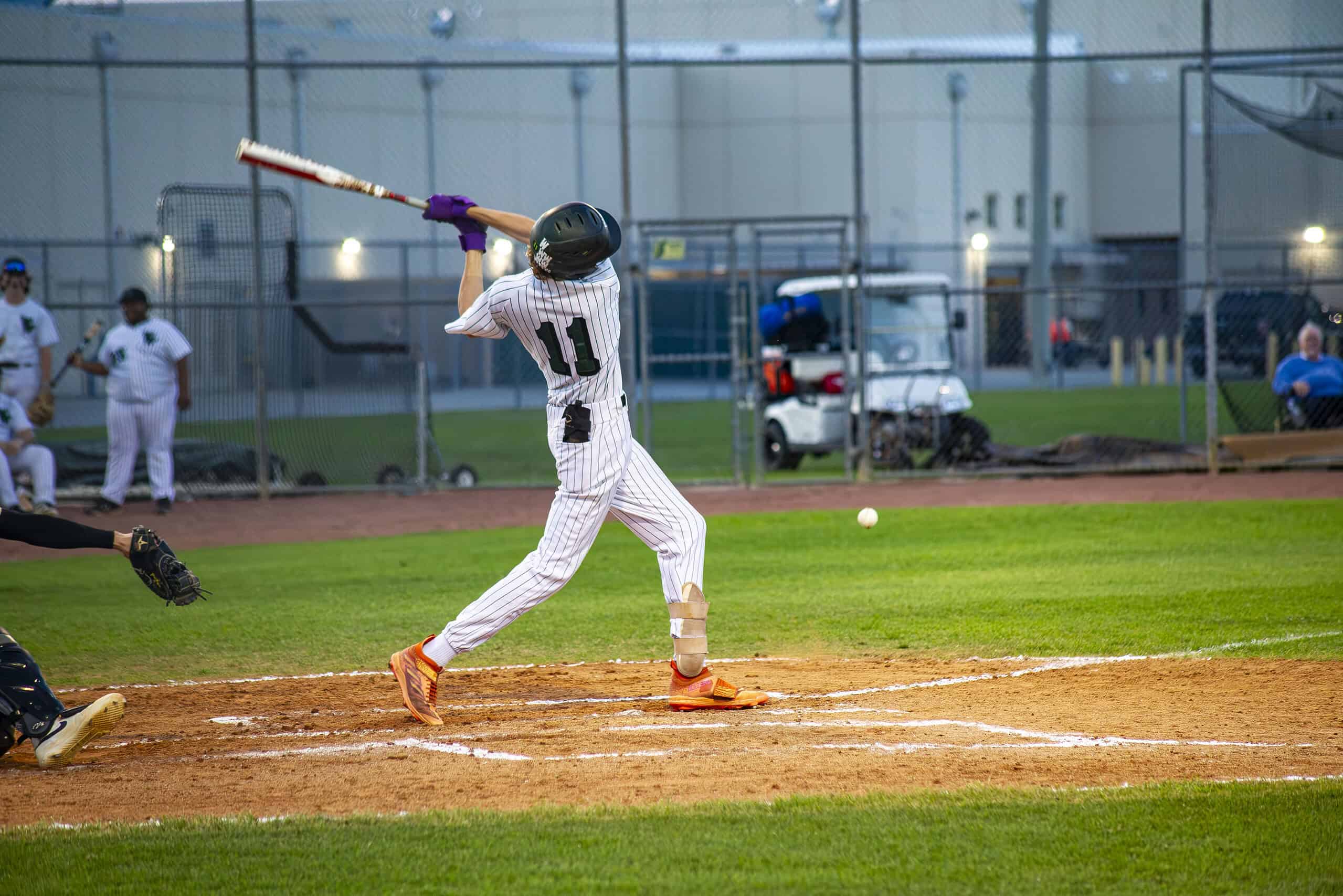 Weeki Wachee's Jase Kelly at the bat. [Photo by Hanna Maglio]