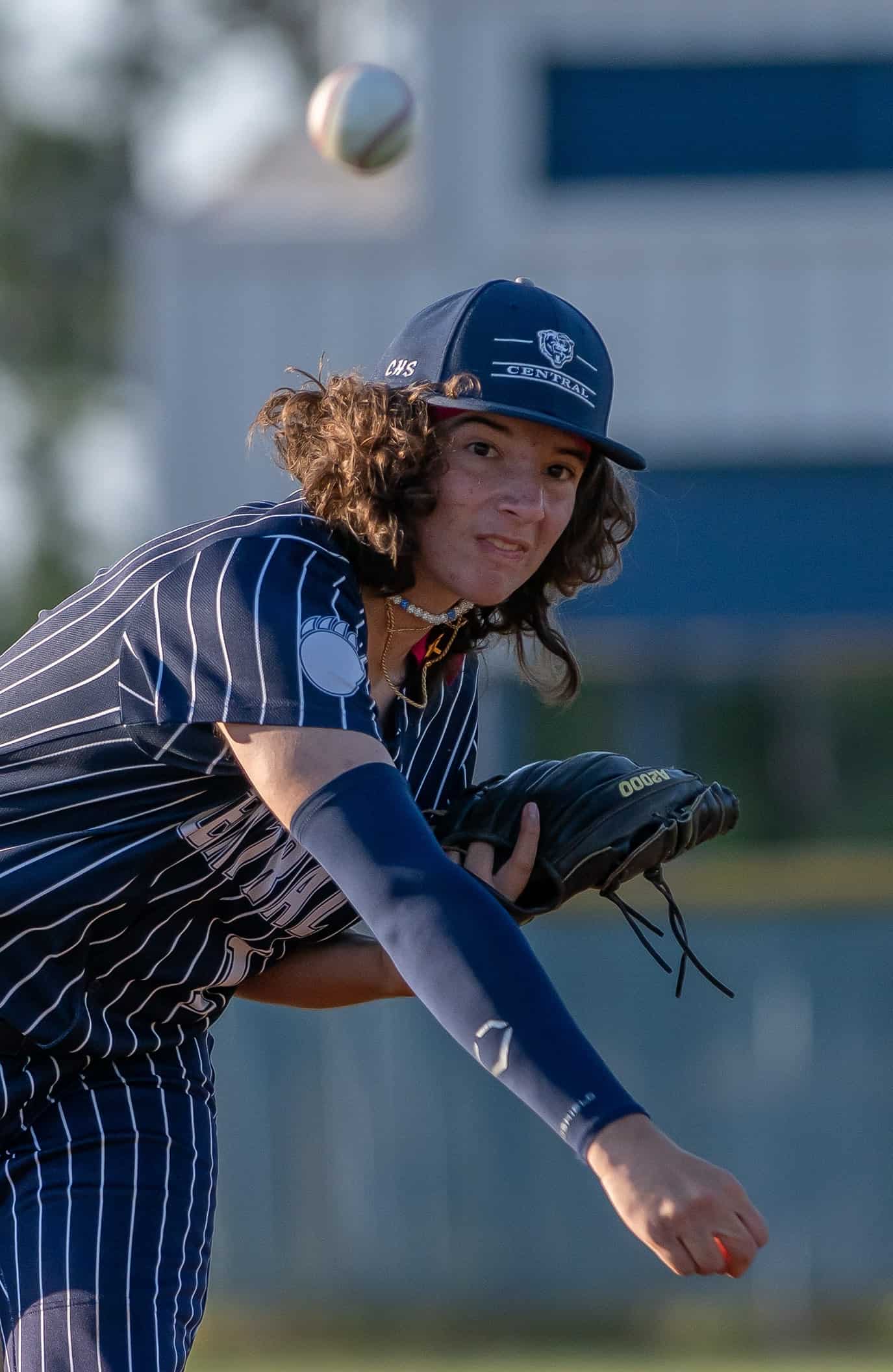 Ryan Engley started the home game for Central High Friday versus Hernando High. Photo by [Joseph Dicristofalo]