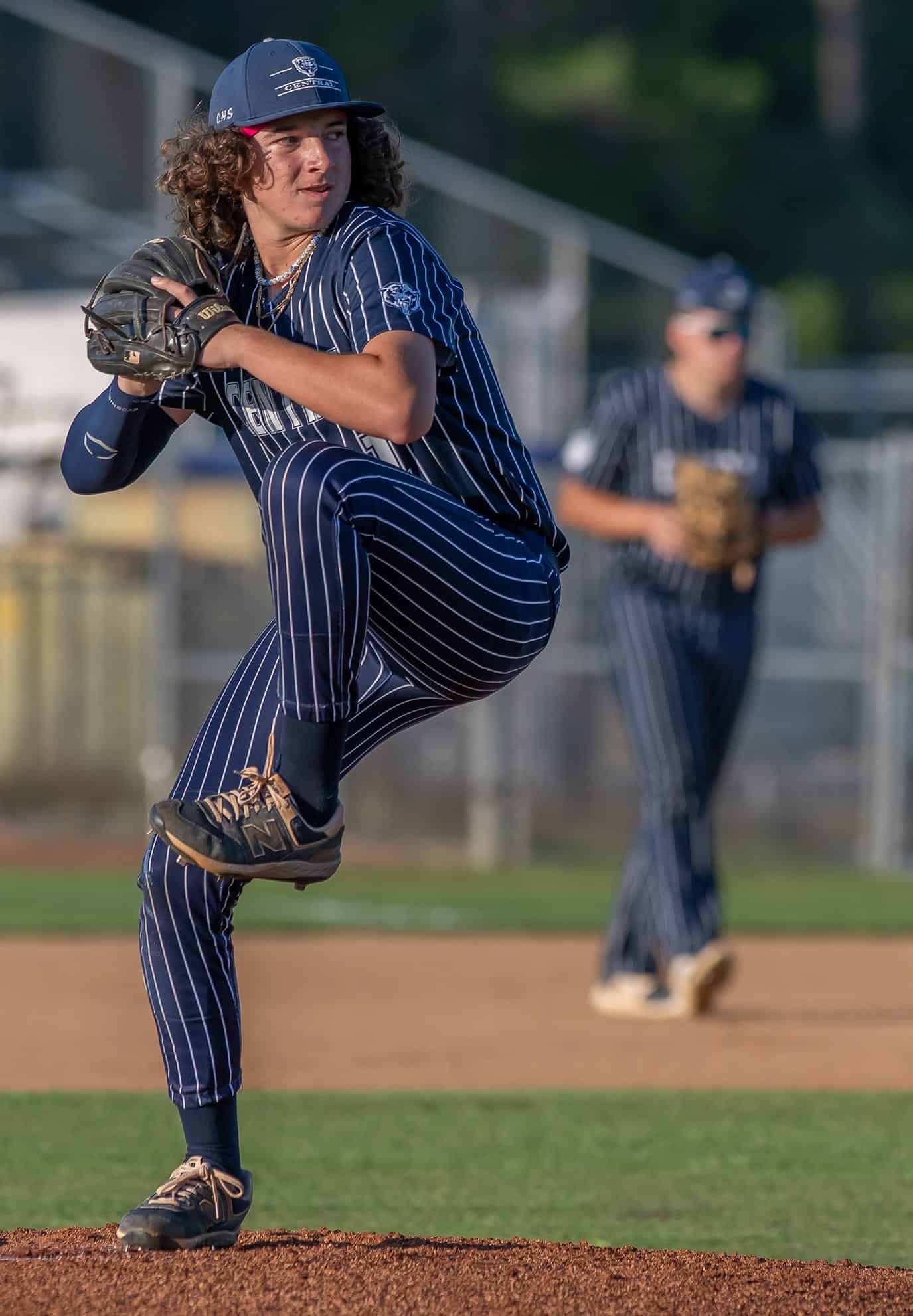 Ryan Engley started the home game for Central High Friday versus Hernando High. Photo by [Joseph Dicristofalo]