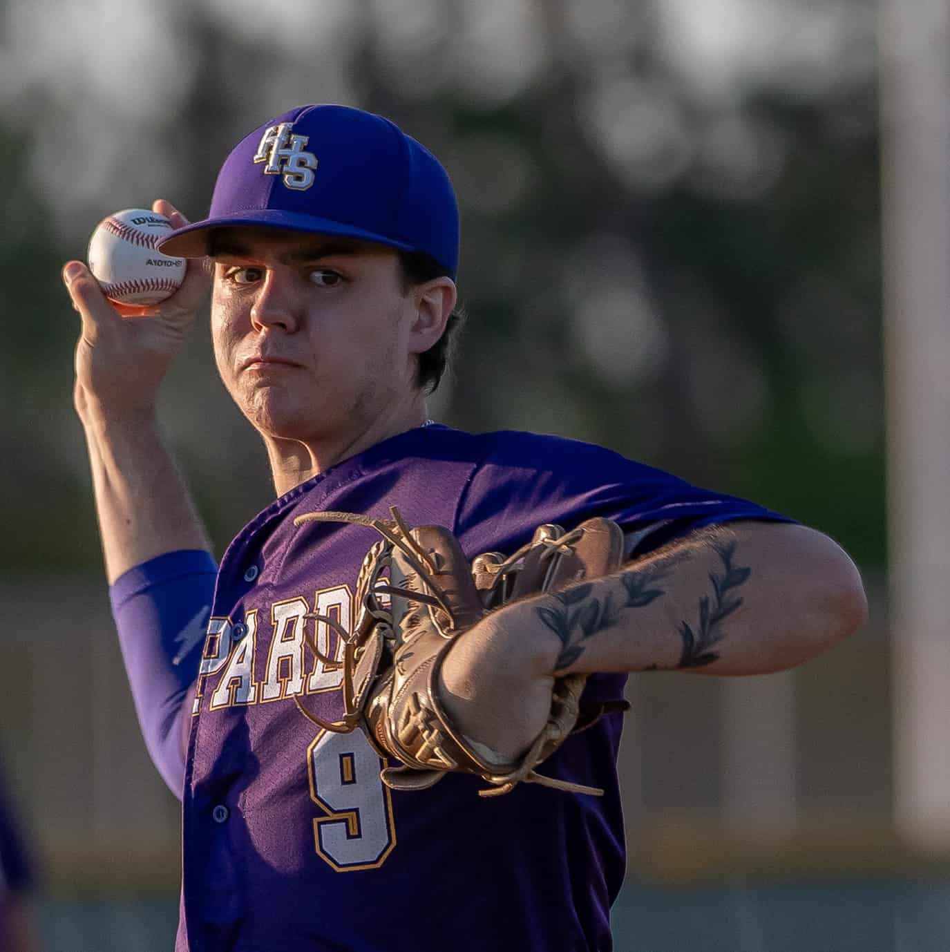 Hernando High’s Carter Caraynoff took the mound in the away game against Central High Friday in Brooksville. Photo by [Joseph Dicristofalo]