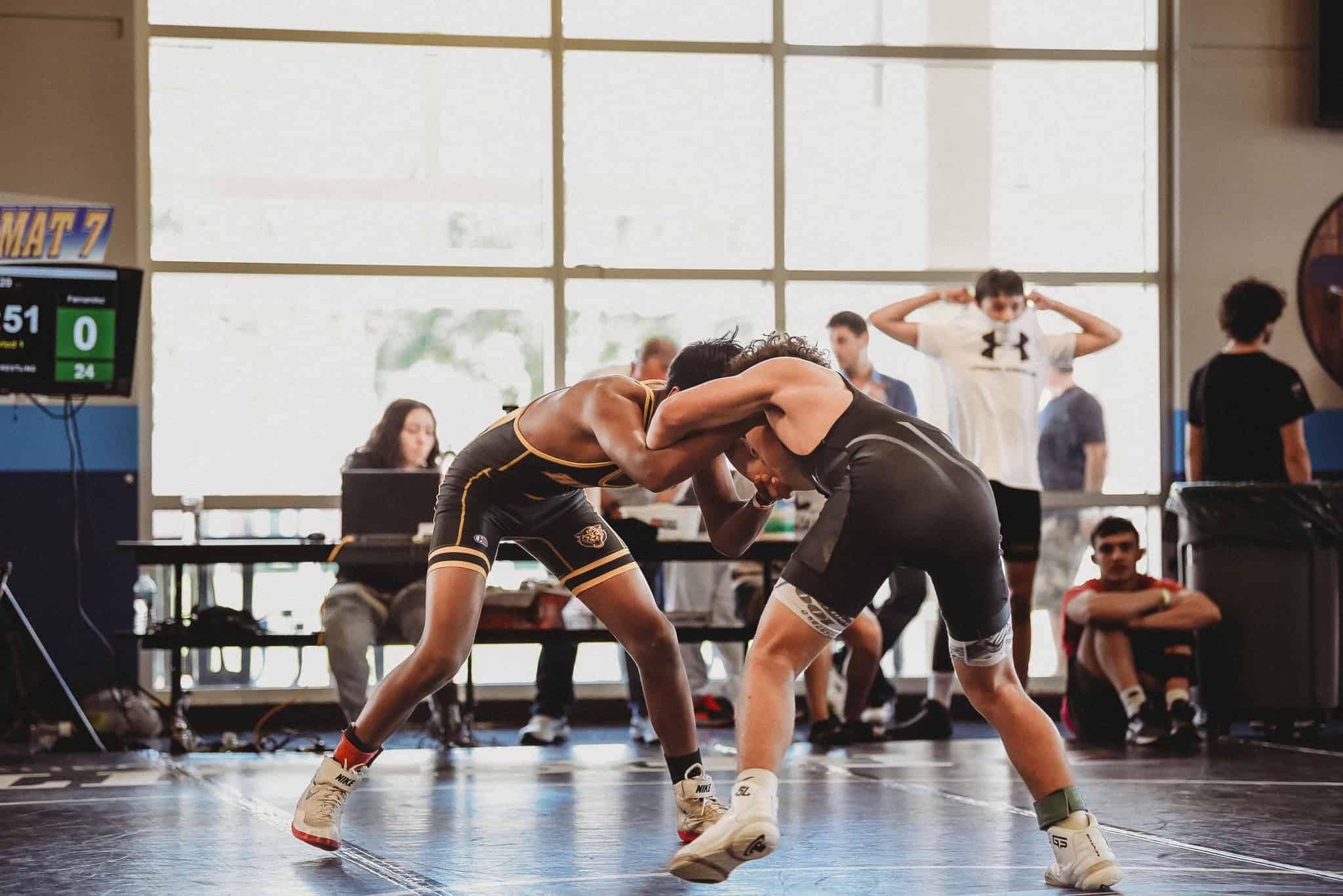 Noah Leota competes at NHSCA Middle School Nationals in Virginia Beach, VA.
 [Photo by Cynthia Leota]